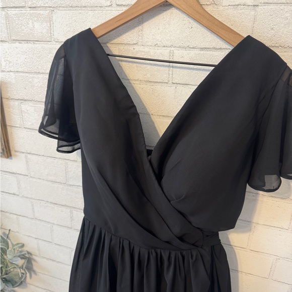 LOVEJOY Elegant Black Evening / Bridesmaid Dress - Picture 5 of 11